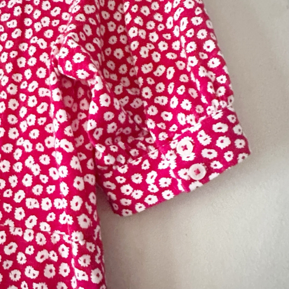 Boden Jersey Mini Dress Women's Size 10 Red White - Picture 11 of 11